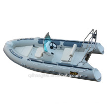 Barco inflable de lujo de fibra de vidrio de RIB470